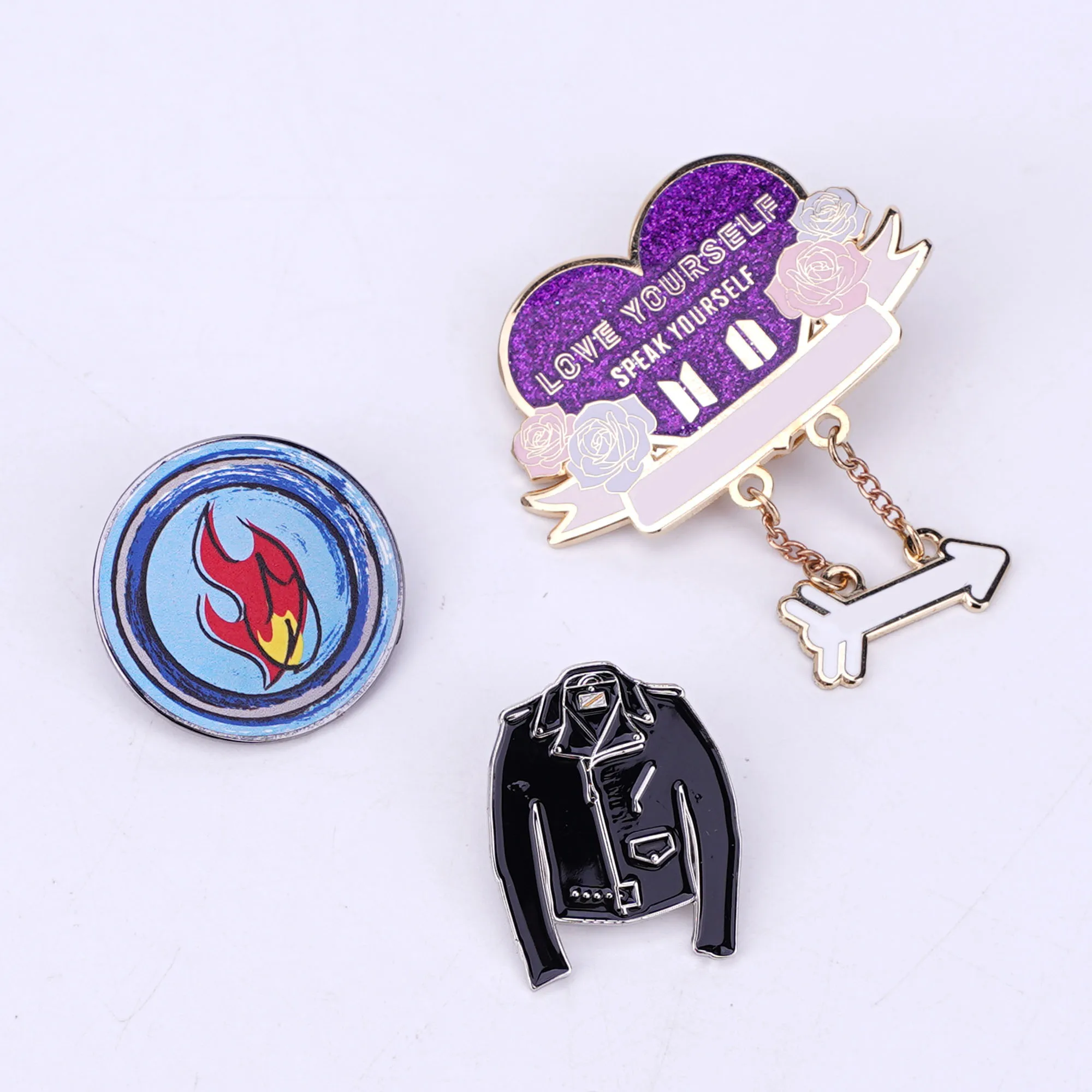 Custom Metal Badges With Uv Printing & Laser Engraving Factory Direct Supply Of Brooches & Pins