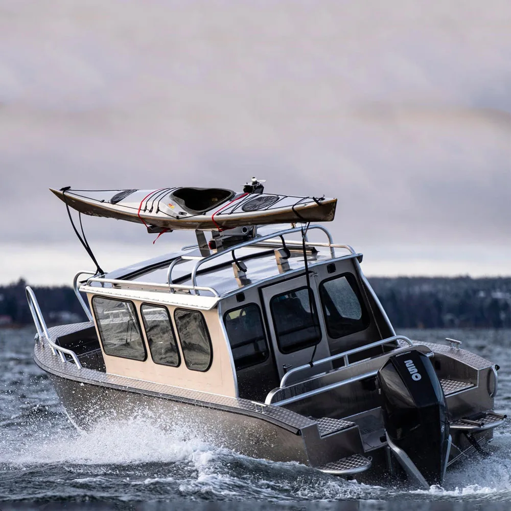 Kinocean Aluminum Cabin Sport Boat Fishing Vessel For Family Travel 2022