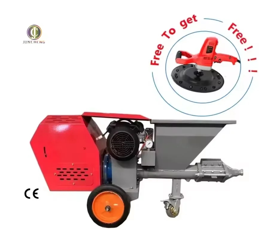 220V Cement Plastering Concrete Paint Sprayer Mortar Spray Machine