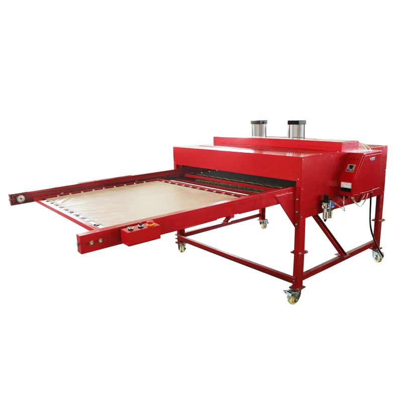 Double Heated Large Size Pneumatic Print tshirt Heat Press Machine