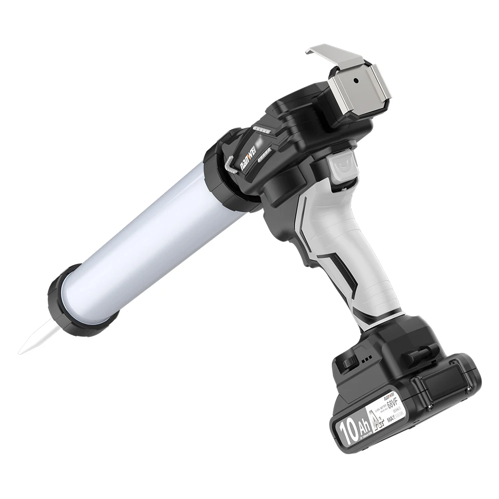 NANWEI  Glass Glue Gun Tool DIY Cordless Adhesive Handheld Electric Caulk Gun Sealant Gun for Door Balcony Window