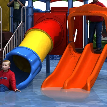 2020 New Big water park playground outdoor water kids playground swimming pool slide