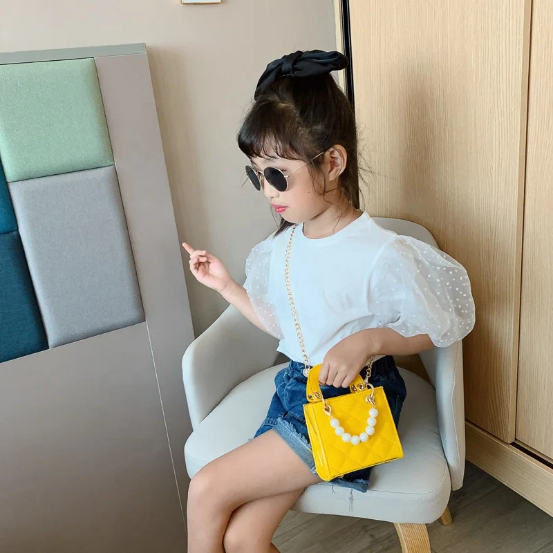 2024 Hot Coin Hand Bags Small Messenger Mini Handbag Girl Shoulder Bag Cute Princess Mini Kids Purses For Little Girl