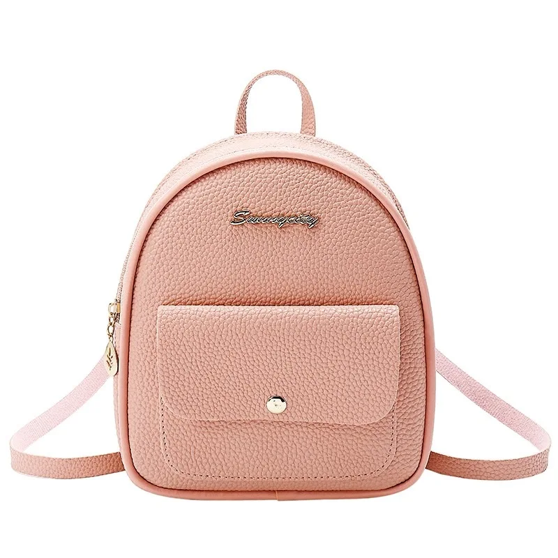 Backpack for womanNew Fresh Cute Letters Standard Backpack Multi-Functional Shoulder Crossbody Small Bag Fashion