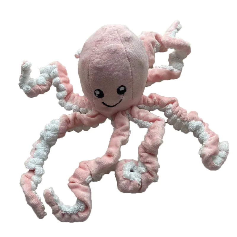 SY2025 Pet plush toy octopus dog dog puzzle  biting sound toy octopus interactive pet supplies