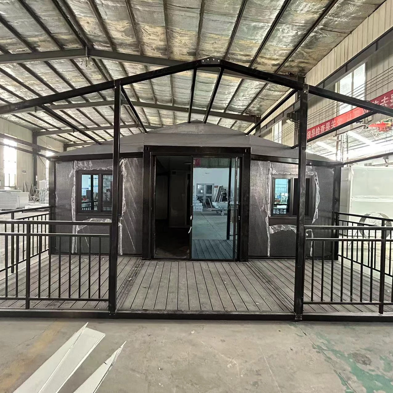 75 мм сэндвич-панель серая 20 футов 2 спальни расширяемый контейнерный дом сборный крошечный контейнерный дом с ванной и кухней