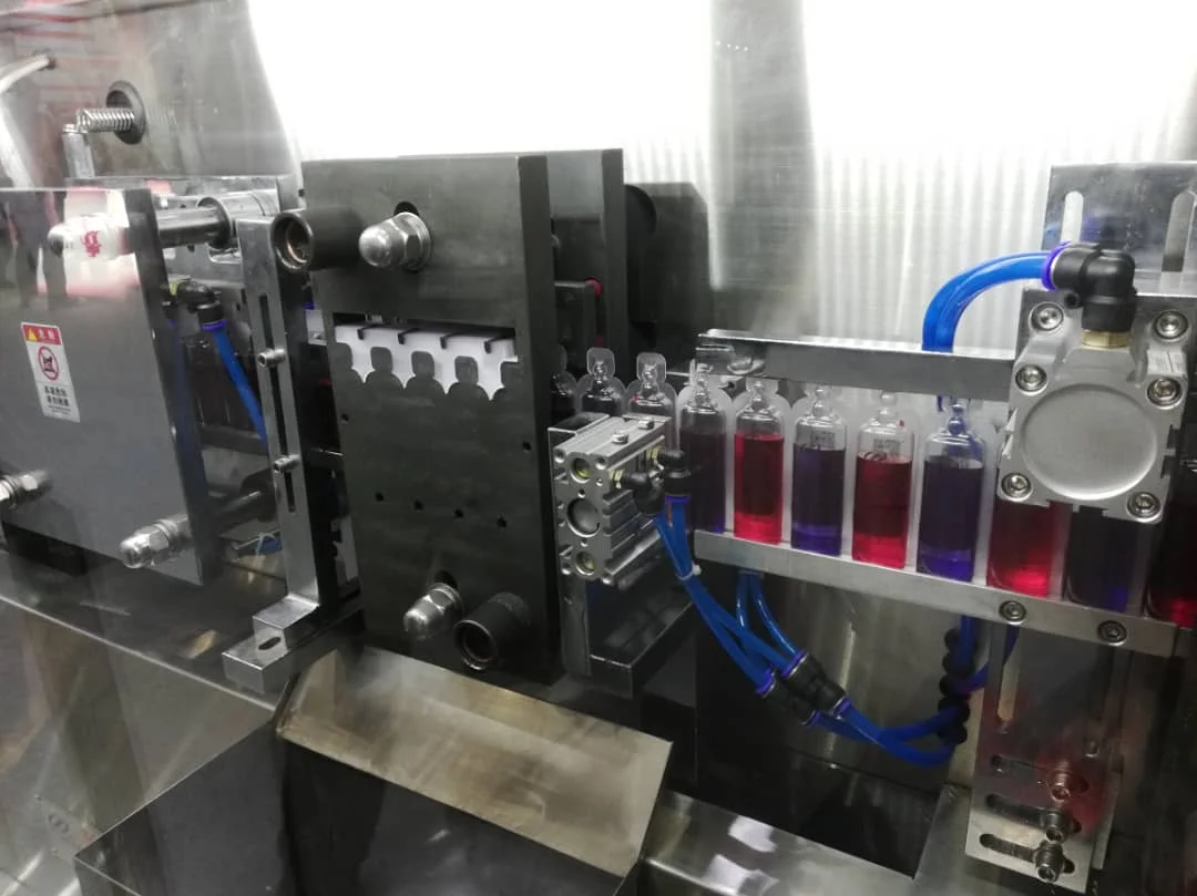 high speed plastic ampoule table strip packing machine