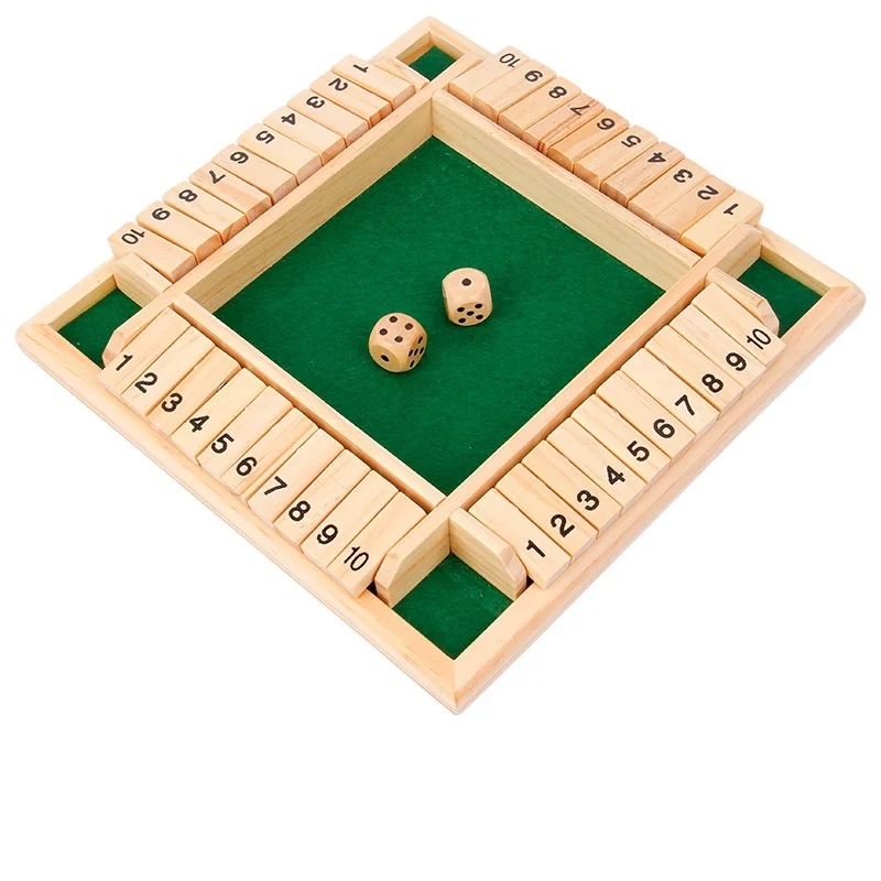 Digital 2/4 Peoples Funny Puzzle Game For Party Club Family Games Shut The Wood Box Board Set Number Education Toys For Children