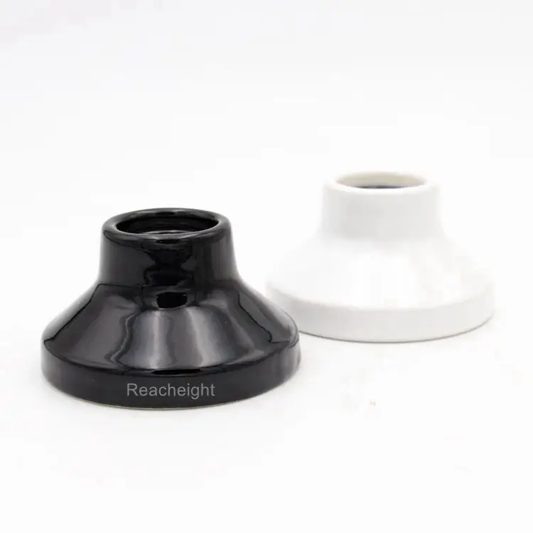 E27 Porcelain Retro Ceiling Lamp Holder Ceramic Lamp Bases