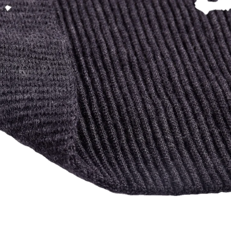 OEM Wholesales Customized fabric Collars Cuffs 50%Wool spandex rib knitted cuffs
