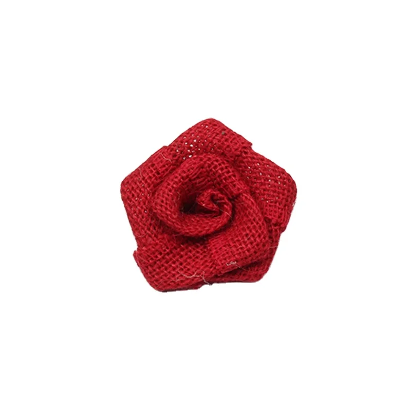 2022 Decoration Flowers Colorful Linen Roses Linen Flowers