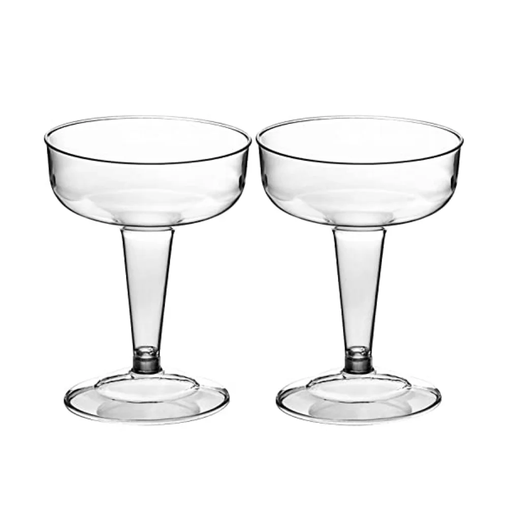 4oz130ml factory direct sale PS injection butterfly champagne glass cocktail plastic goblet