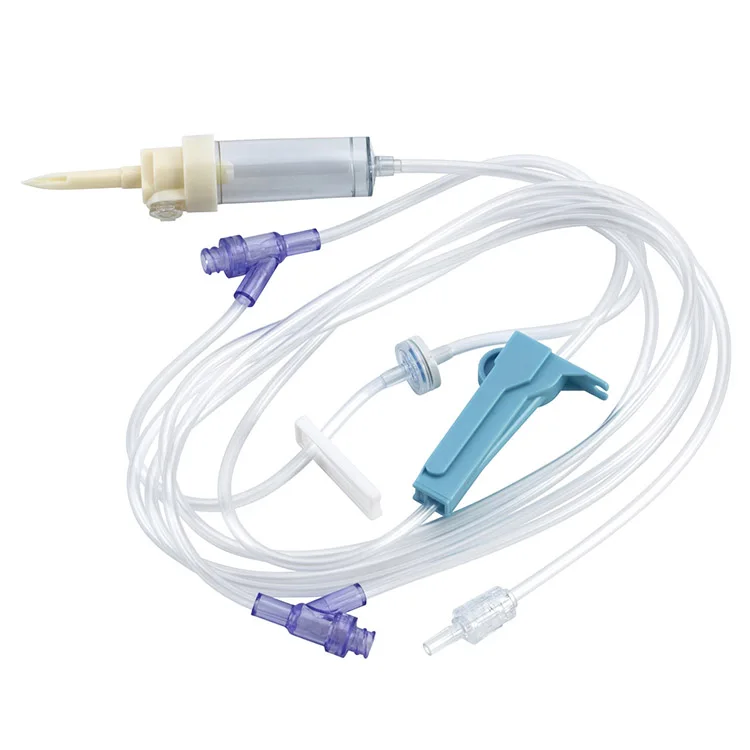 AMSINO Brand Infusion Set IV Set IV giving set with needle with CE/ISO