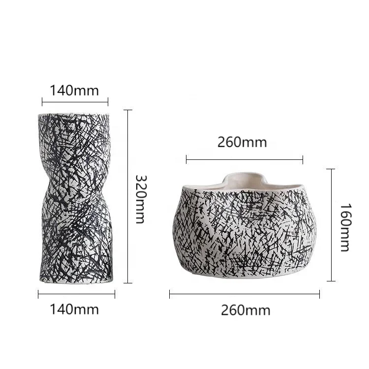 Wholesale of factory ceramics Chinese ancient style ceramic flowers home decoration customized ceramic vase