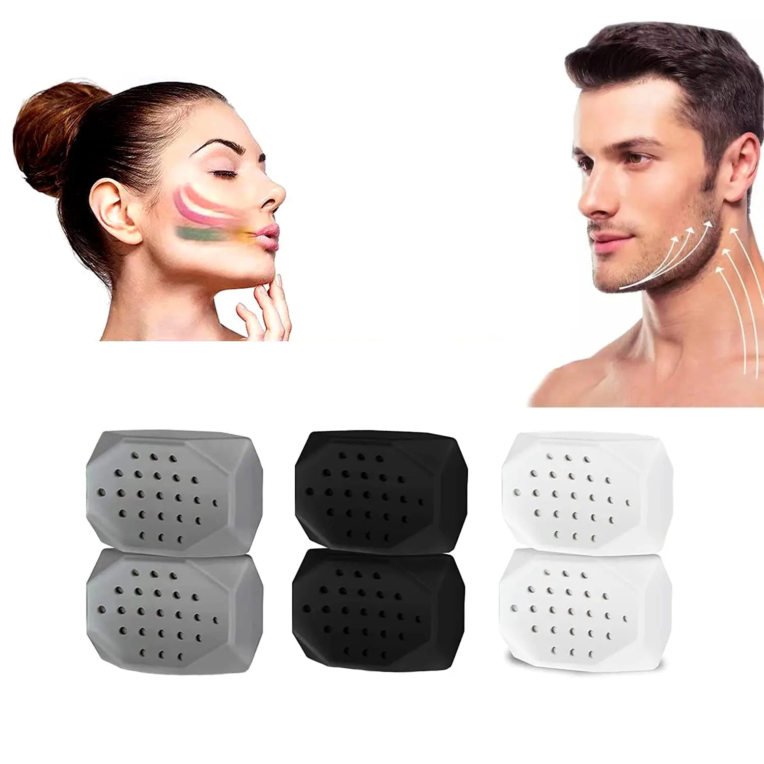 Jaw Trainer Masticadores Para Mandibula Ejercitadores De Mandibula Hand Exercisers Facial Jawline Exerciser