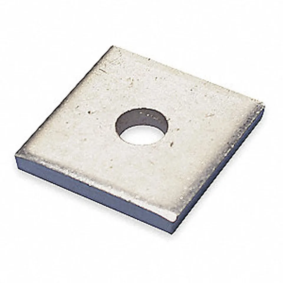 YH stainless steel m6 fender washer flat gasket rectangular square washer with round hole