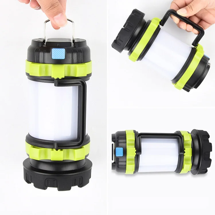 USB Rechargeable LED Flashlight Outdoor Power Bank Hiking Brightest  Camping Lantern
