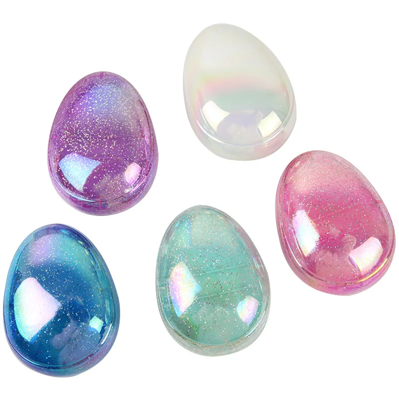 Hot sale star egg comb to prevent hair knots scalp relaxing massage plastic comb for children