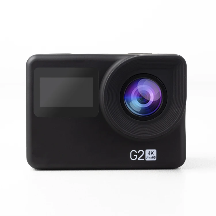  Оптовая продажа 4k Full HD 60fps Черный Спортивная камера 2 дюймов сенсорный экран 128 г ЖК-дисплей с водонепроницаемым чехлом и возможностью погружения на глубину до 30 м Экшн-камера удобная для использования в экстремальных видах