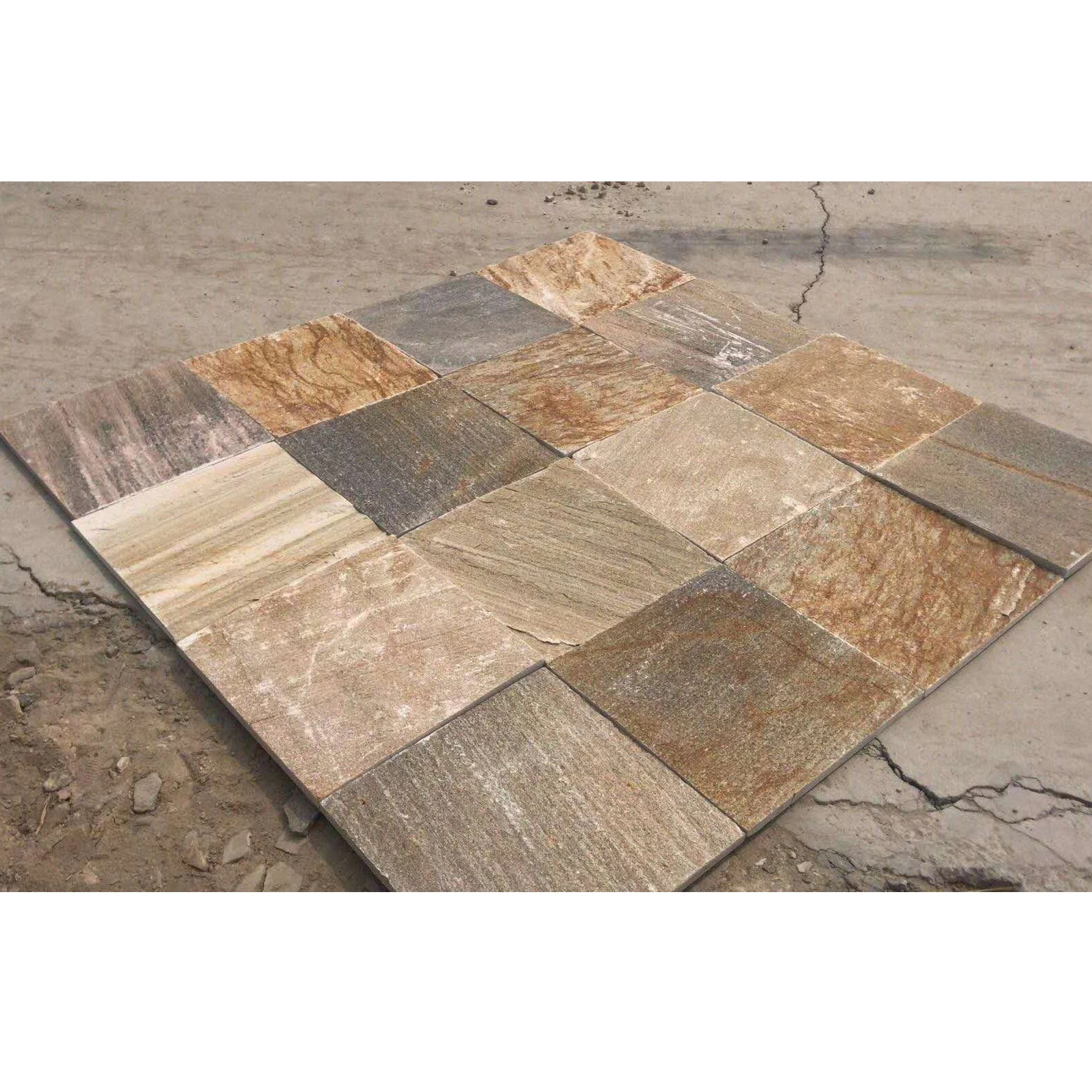 Каменная напольная тротуарная плитка каменные панели из шпона