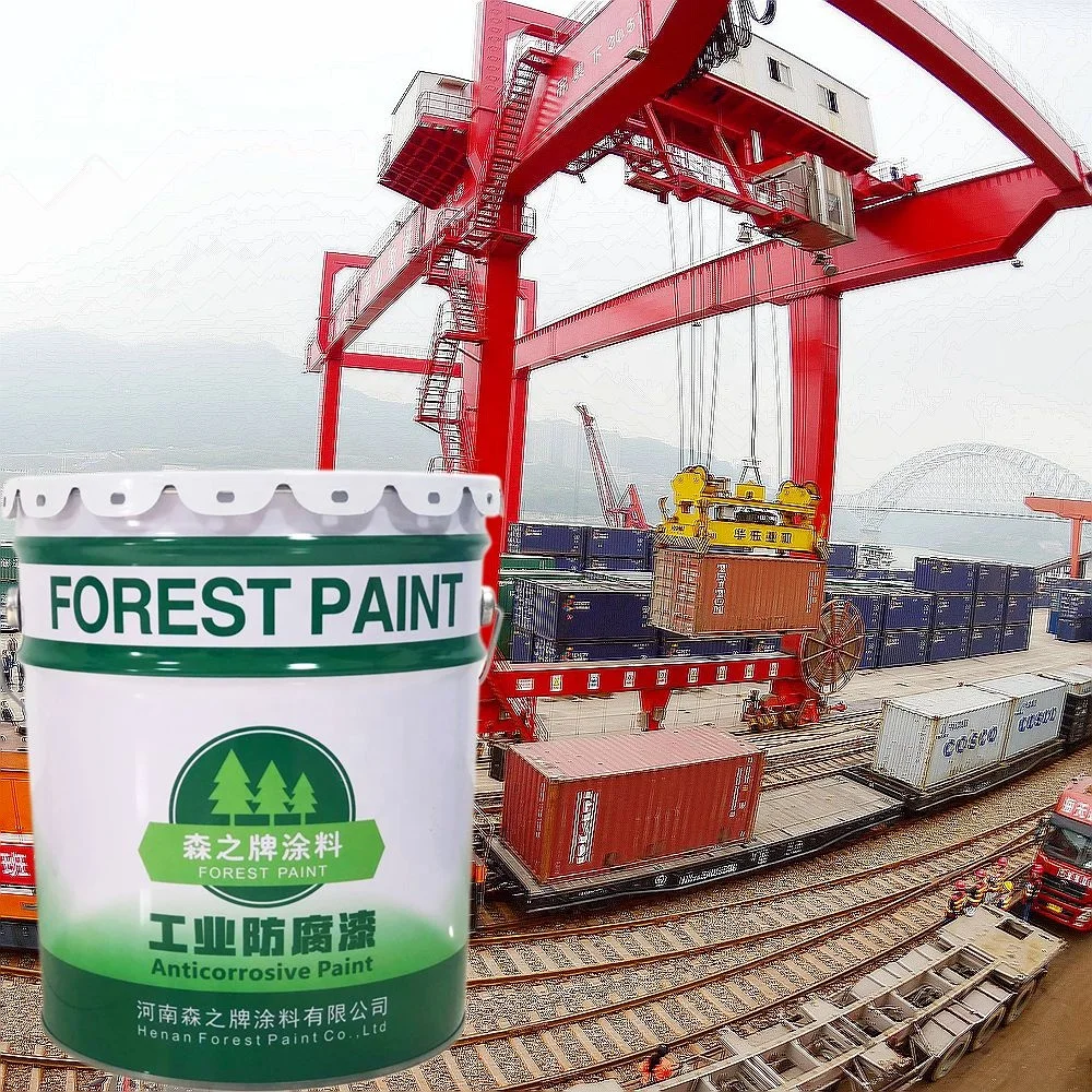 Trailer Coating Alkyd Enamel Paint Anti Rust Iron Red Oxide Primer Paint