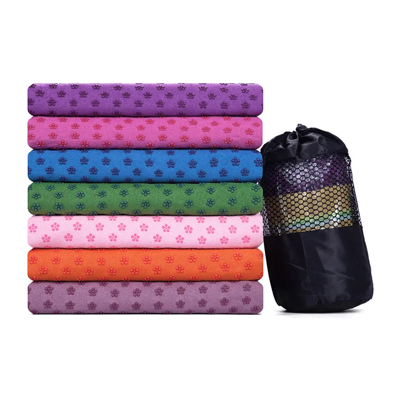 Wholesale high quality soft microfiber yoga mat towel sports gym hot yoga towel yoga mat cover