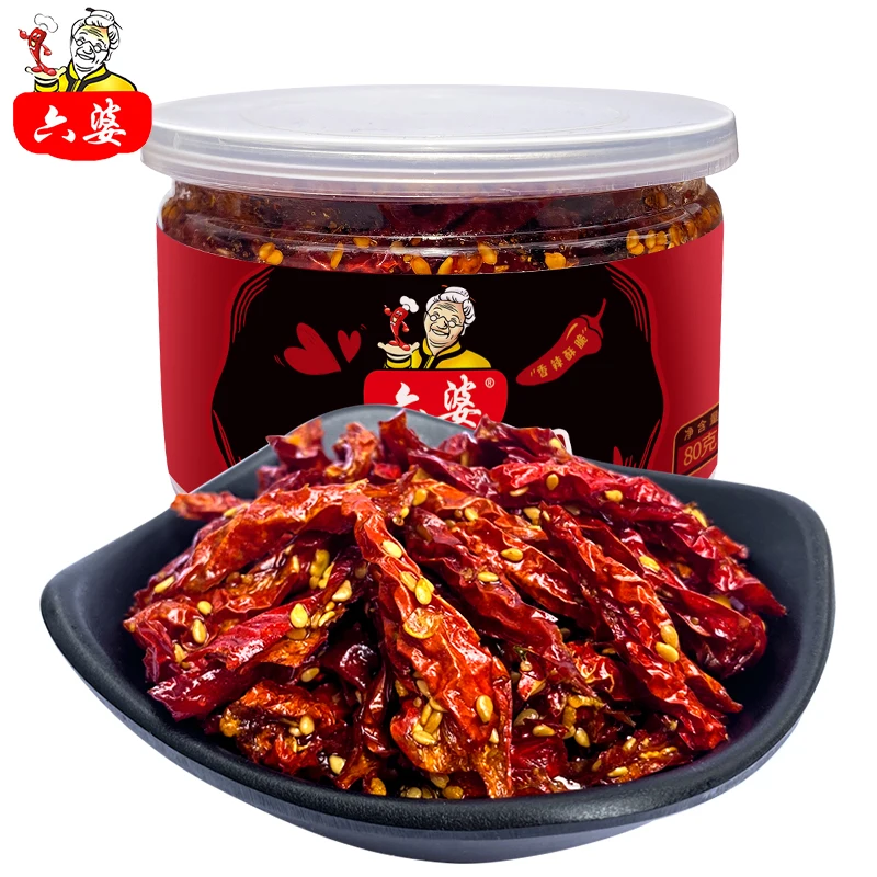 Instant Food Liupo New Chili Snack Fried Spicy Crispy Chili Snack