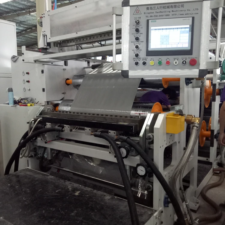 Self adhesive waterproofing membrane machinery HDPE waterproof coil production line TPO waterproof film machine