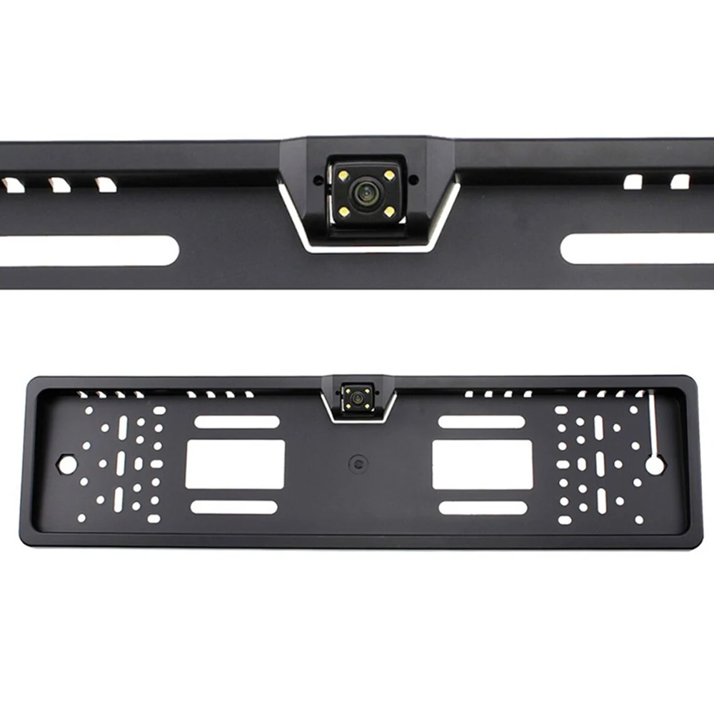 Auto Waterproof EU/Europe Car License Plate Frame HD Night Vision Car Rear View Camera Reverse Backup Night Vision IR/LED Camera