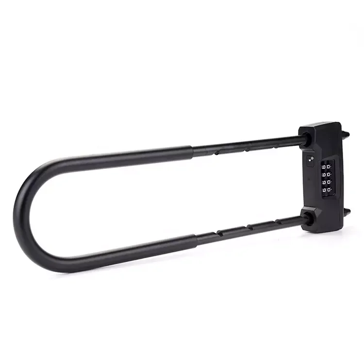 zhenzhi Extended U-type high performance Security 4-digit shop glass sliding door anti-theft combination password lock