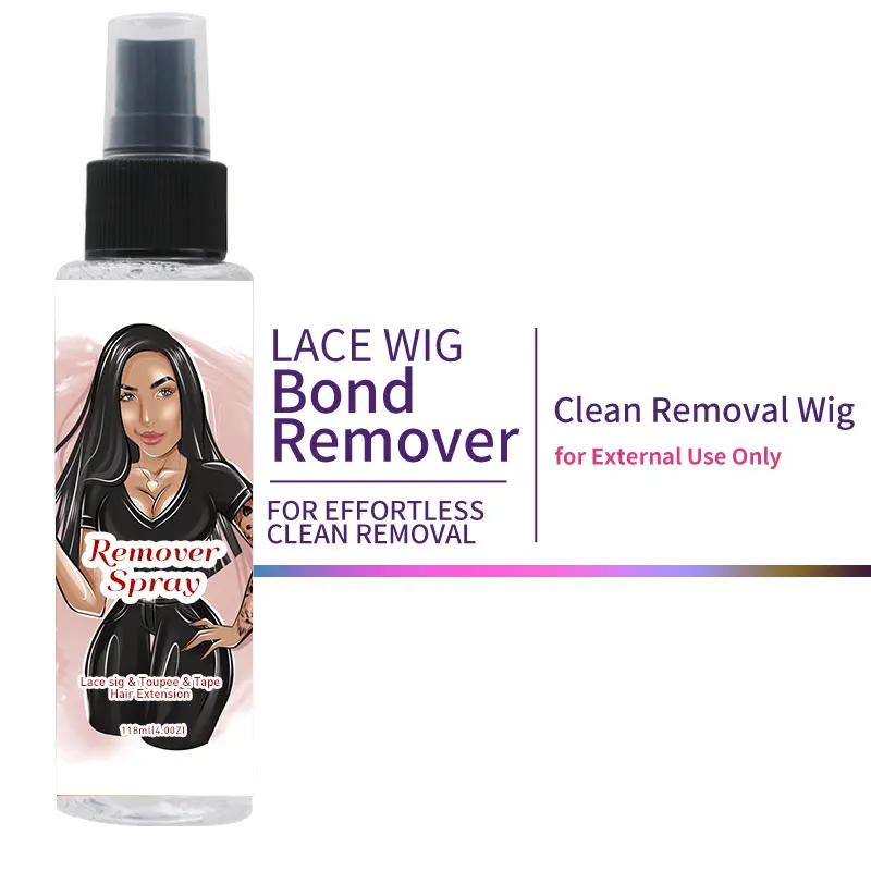 Custom Wig Install Boxes Private Label Lace Wig Kit Packaging Waterproof Hair Tint Spray Edge Control Lace Glue