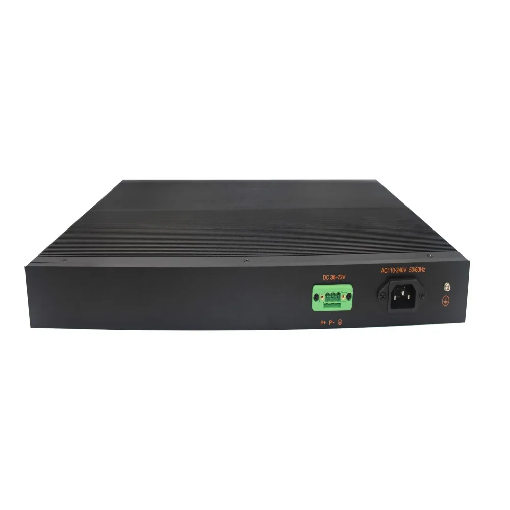 Factory Price 24 Port  Switch 10/1New ideas 24-port 10/100/1000Base4G combo mountain Managed Industrial Switch