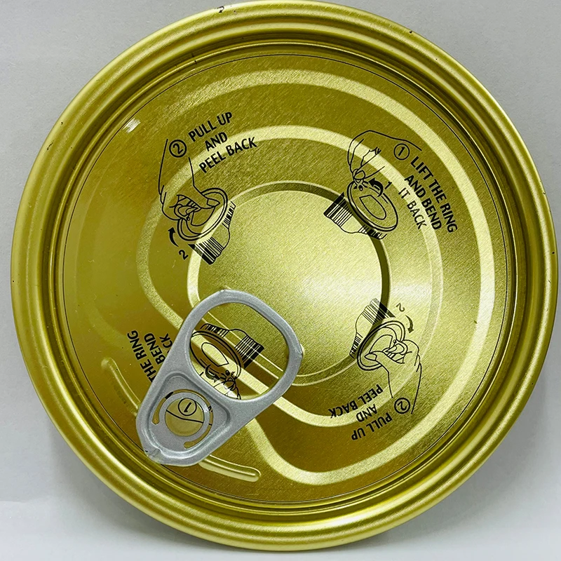 High Quality Custom Wholesale Air Tight Grade Round Tin Can Organic Food Canned