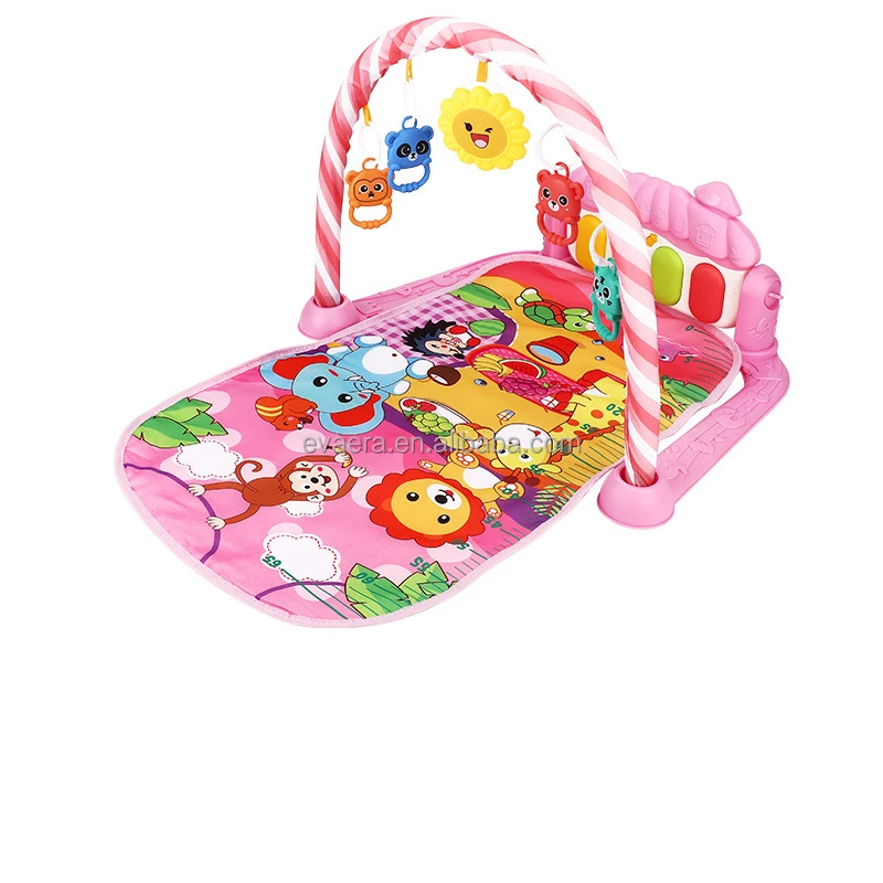 hot sale in south east Asia Soft toys play gym baby mat piano keyboard musical mat for toddler