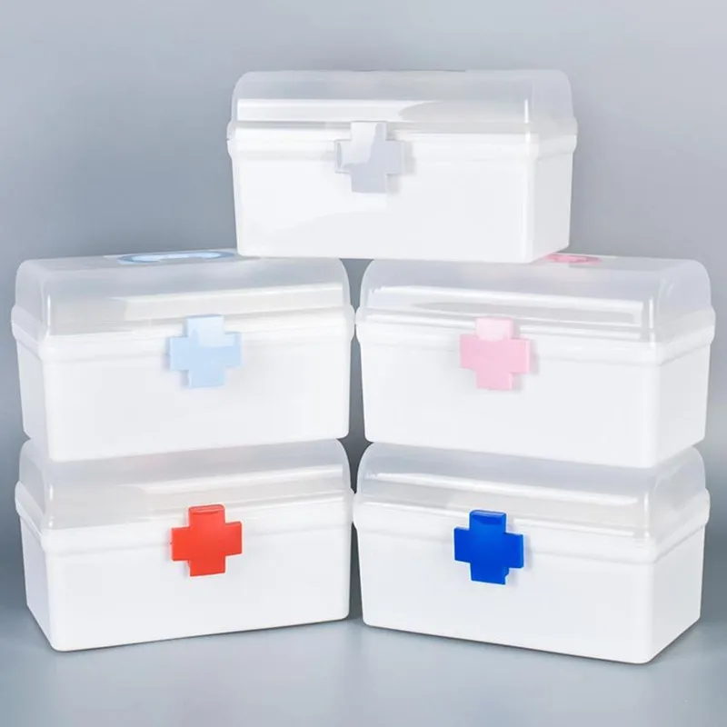 Compartment Bulk Custom Dispenser Medicine Storage Plastic Smart Organizer Pill Box Chinese Medicine Case Medicine Cabinet