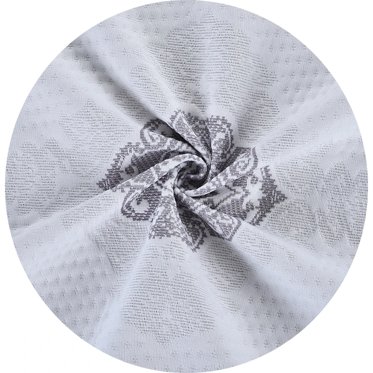 Factory Price Damascus Jacquard Knitted Mattresses Fabric,100% Polyester Pillow Fabric