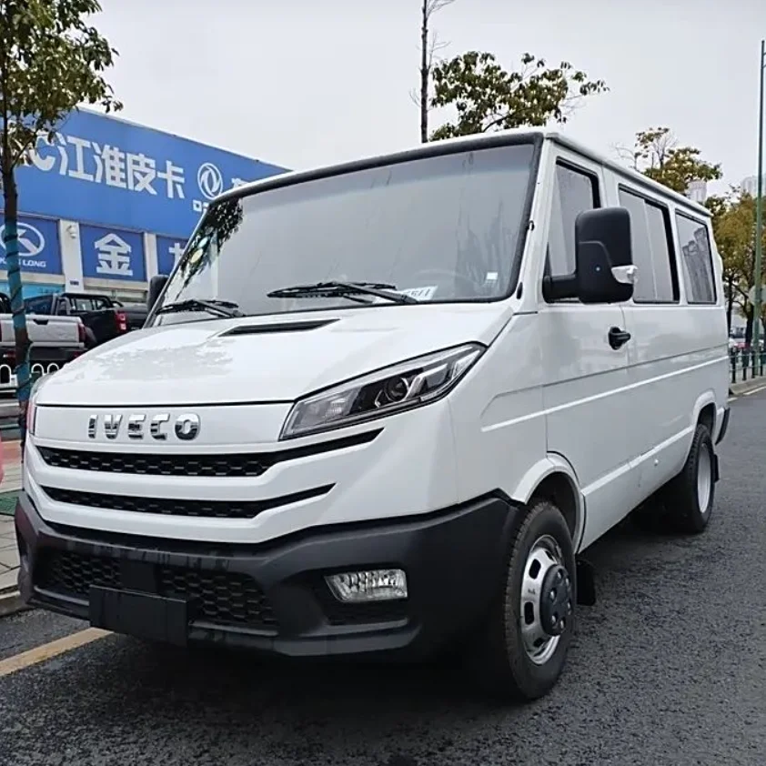 2024 New Brand IVECO Turbo Daily Medium left hand drive Bus Enclosed Truck 4x2 Mini Caravan Travel Camper Truck For Sale