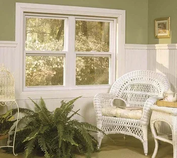Florida  Pvc Windows and Doors building code approved impact resistant anti theft casement windows single hung windows