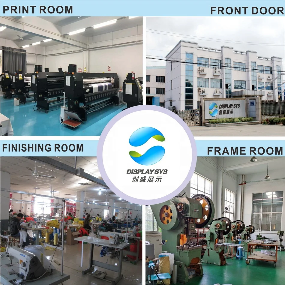 Top quality aluminum tension fabric quick set up trade show exhibition booth arch display stand