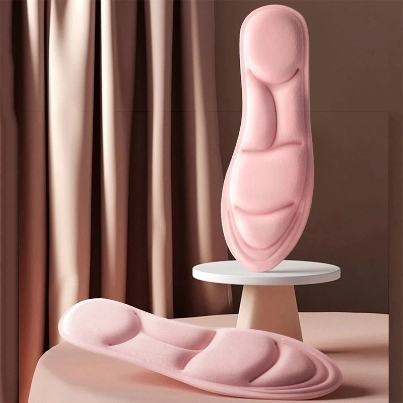 Women Men 5D Massage Memory Sport Insoles for Shoes Flat Feet Arch Support Massage Sports Pad Care Orthopedic Insole