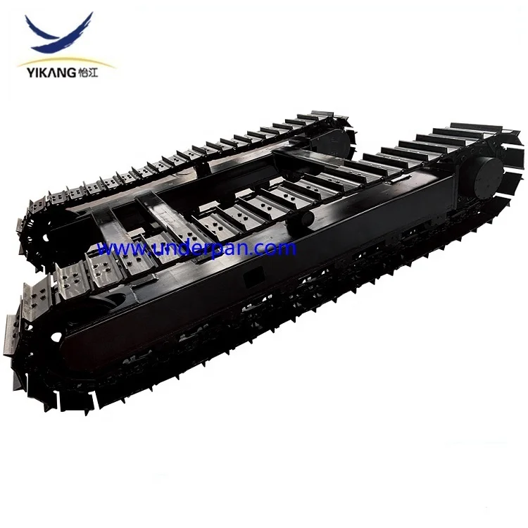 Customized design the hydraulic rock drilling rig steel track undercarriages