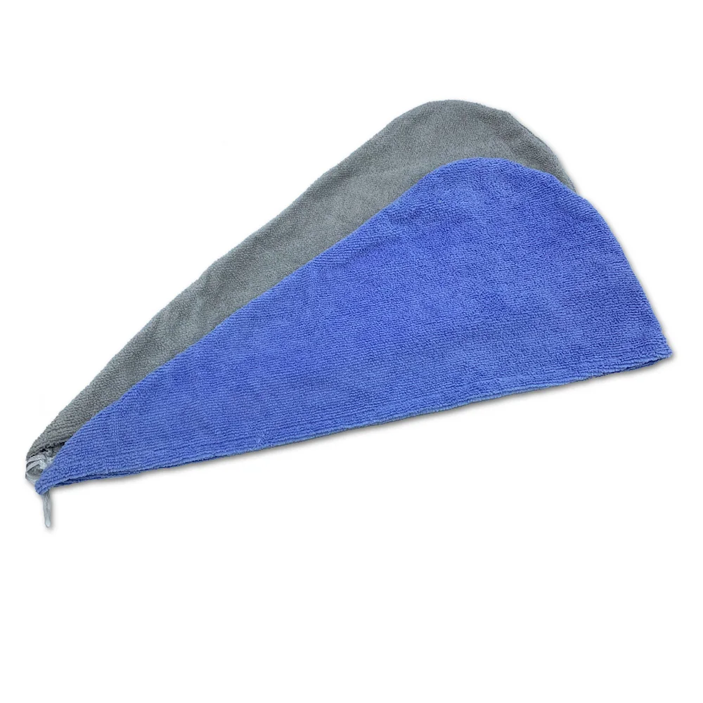 Chinese Manufacturer Customize Logo Microfiber Hair-drying Towel Reusable Hair Dry Hat Absorb Water Towel For Hair Salon