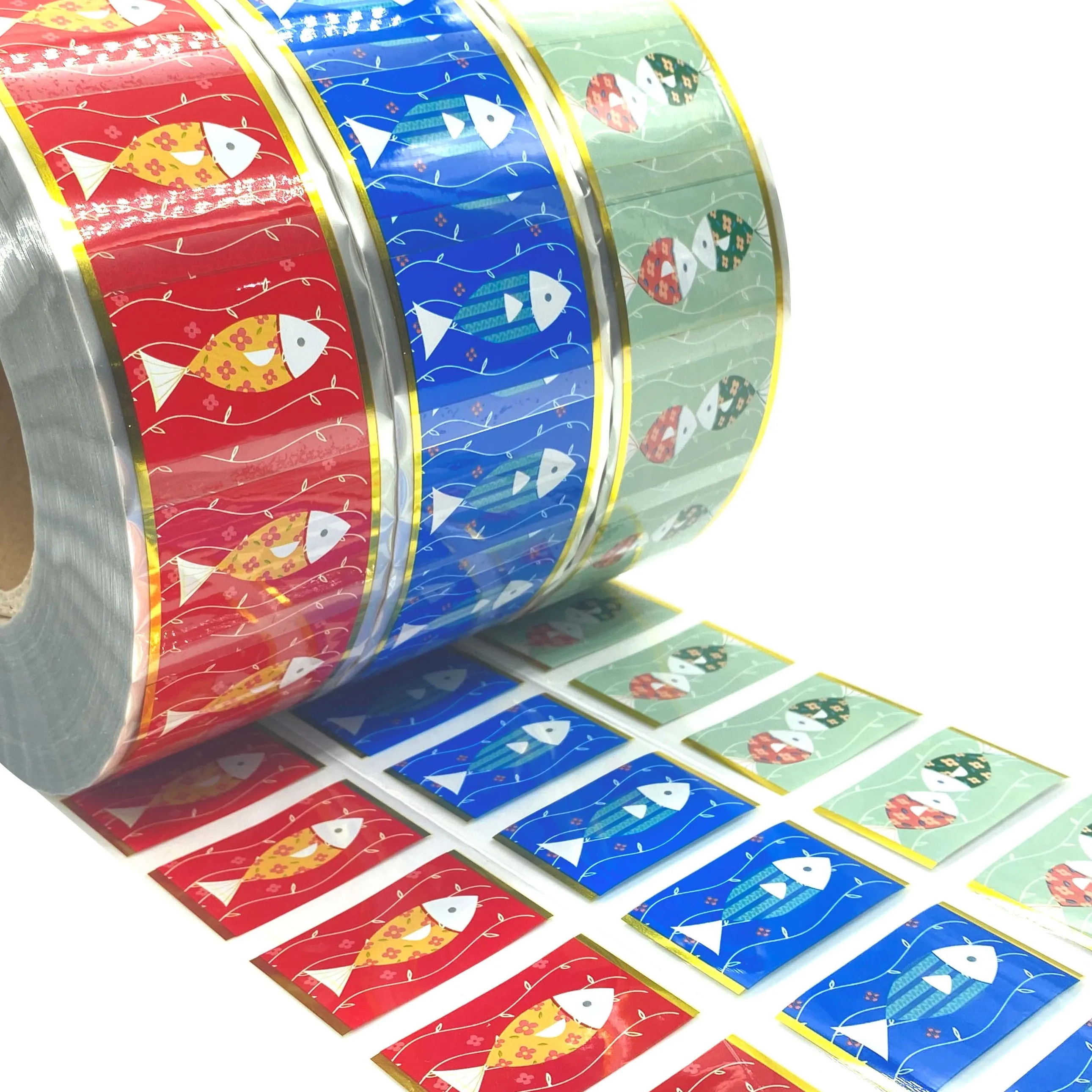 Factory Production Direct Wholesale Japanese style Cartoon Fish Heat Transfer Film service for ALL kinds of WOODEN CHOPSTICKS