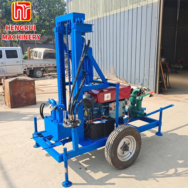 Advanced Artesian Well Drilling Rig for Accessing Underground Water Sources within 150m