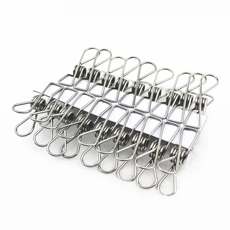 Оптовая продажа Лидер продаж ветрозащитные зажимы для сушки одежды металлические из нержавеющей