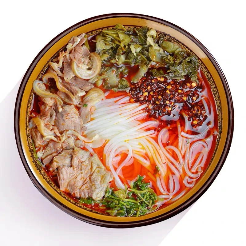 Spicy Sour And Spicy Chinese Lamb Noodles In Bags With Authentic Taste And A Variety Of Ingredients Built-in