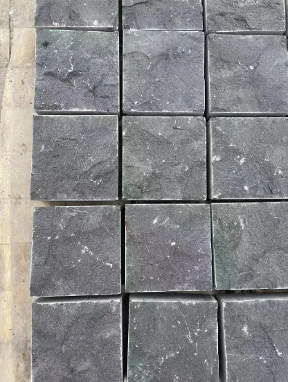 100% Natural Tough Grade Quality Basalt Cobble Stones Block Form-Premium Exporter Supplier