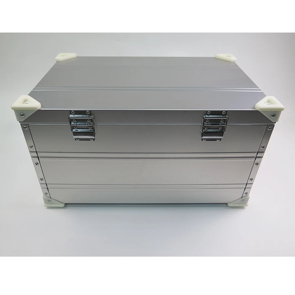 wholesale price new design vintage bins trunks large metal container aluminum boxes waterproof case big portable storage box