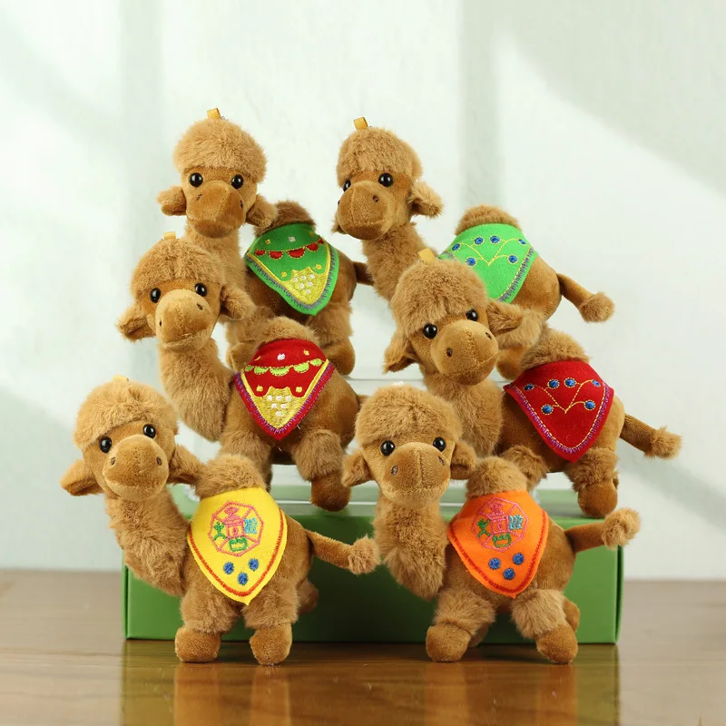 Милый пустынный верблюд плюшевая игрушка кукла детский день подарок туристический сувенир