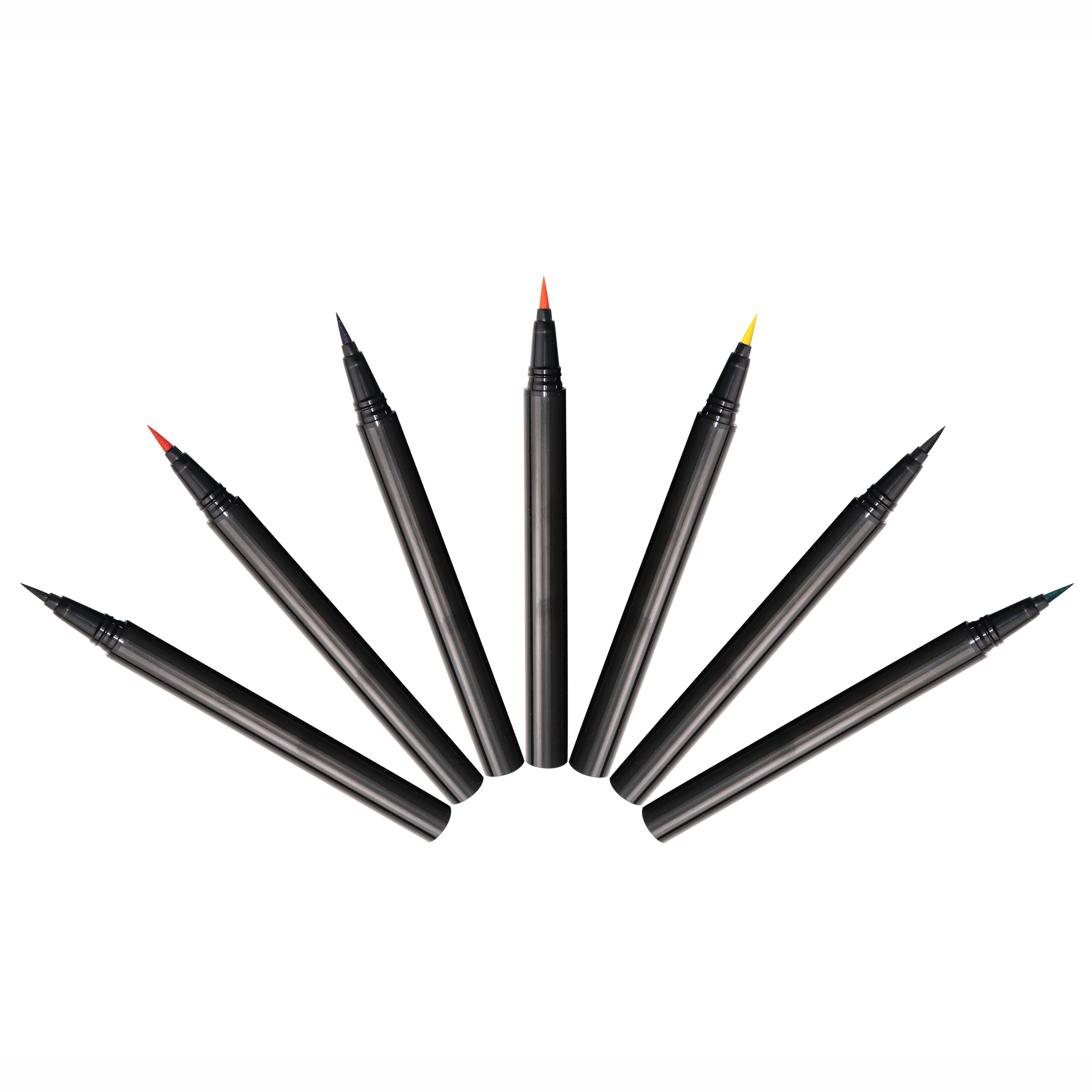 Private label waterproof eyeliner matte liquid colorful eyeliner